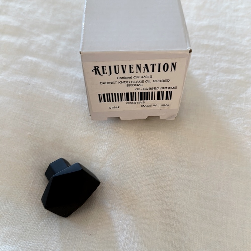 NEW Rejuvenation Blake Oil-Rubbed Bronze Cabinet Knob | 3 Available